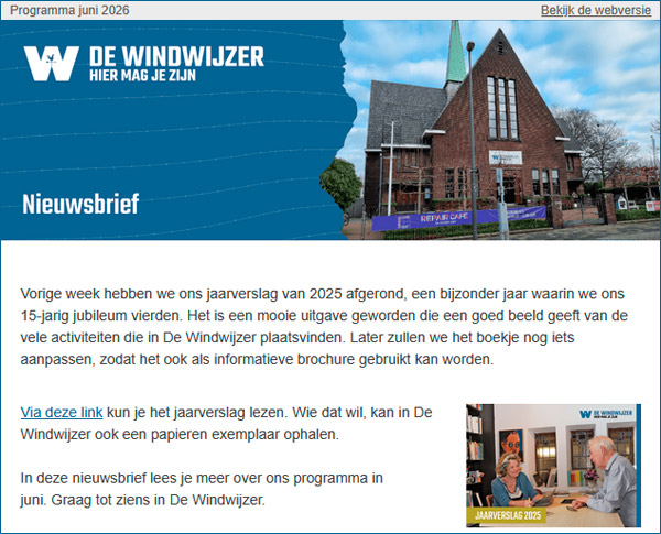 Nieuwsbrief juni 2026
